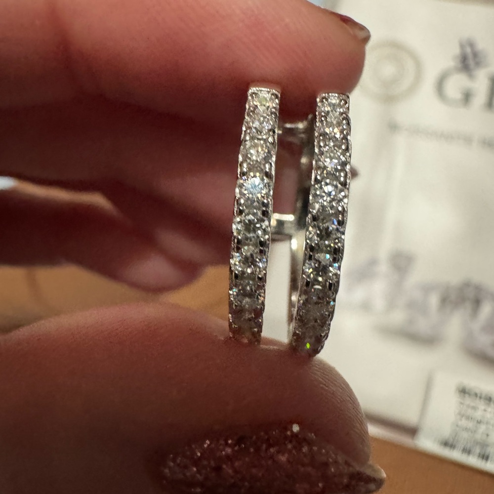 Moissanite Silver Ring Stack - image 2
